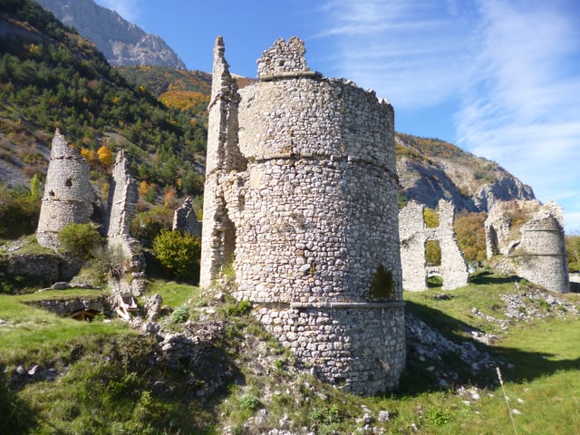 The Castle of François de Bonne, in the hamlet of Lesdiguières (Le Glaizil, France)