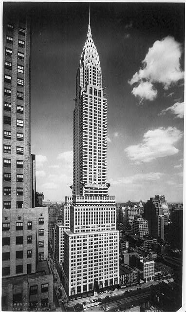 The Art Deco Chrysler Building in New York City was the company headquarters from 1930 until the mid-1950s