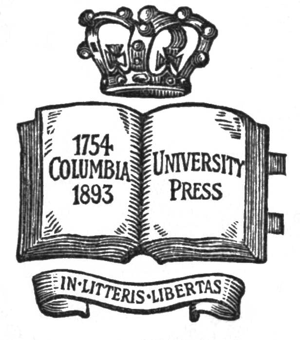 One of the earliest logos of Columbia University Press
