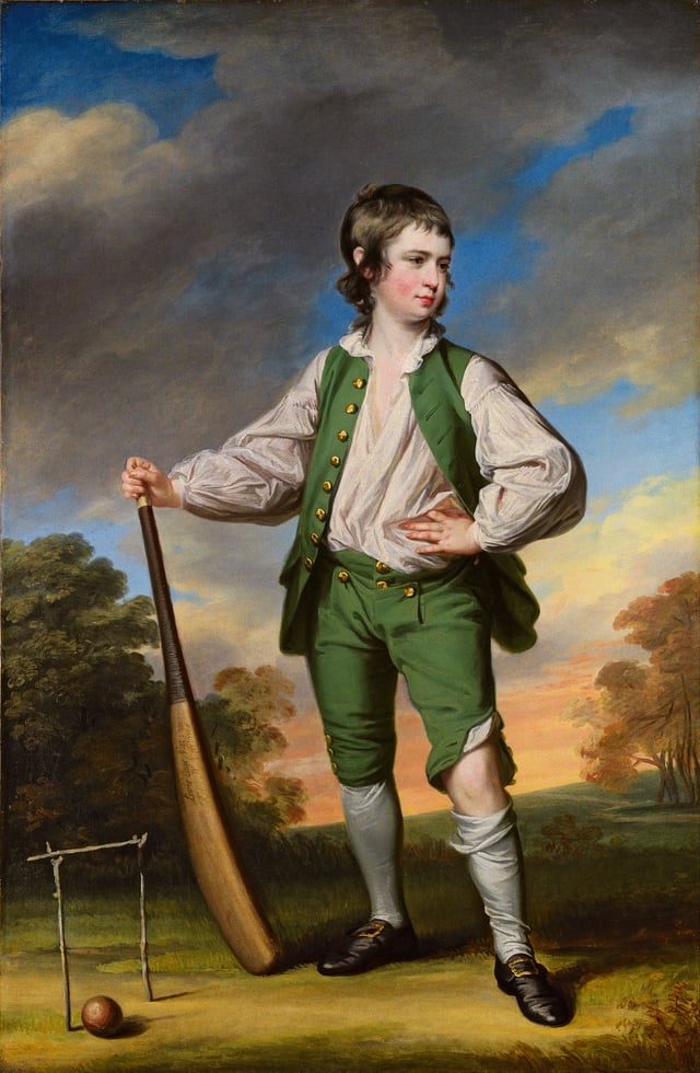 Francis Cotes, The Young Cricketer, 1768