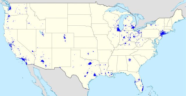 Chase branches in the U.S. in 2010