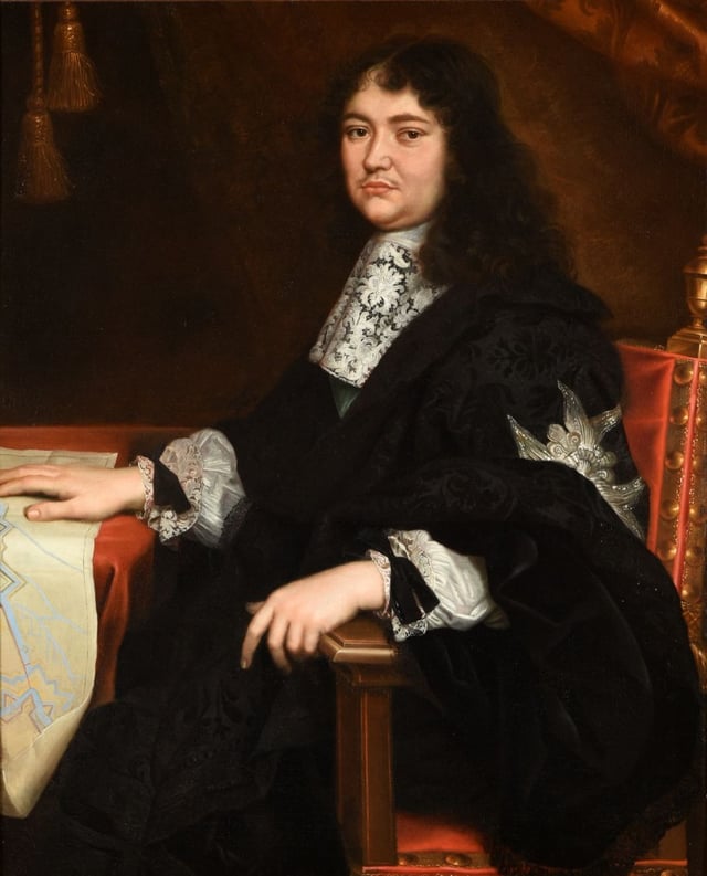 Louvois (1641–1691), Louis XIV's belligerent secretary of state at the height of his powers, by Pierre Mignard.