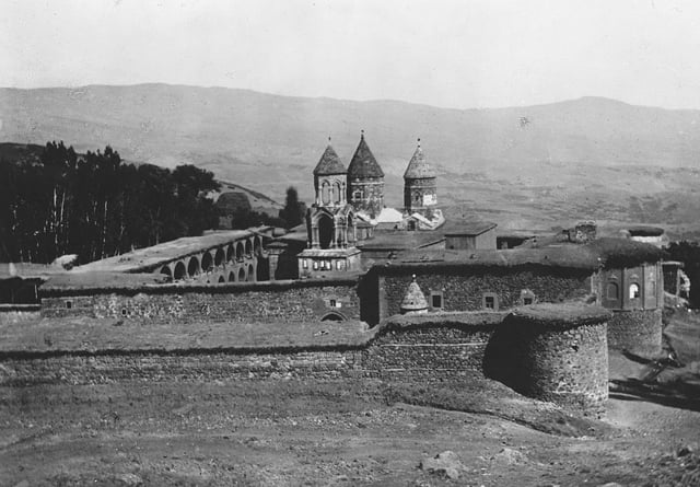 According to Armenian tradition, the remains of John the Baptist were laid to rest by Gregory the Illuminator at the Saint Karapet Monastery.