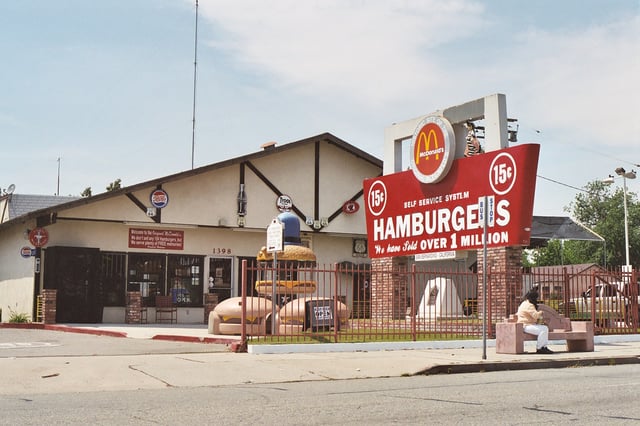 The site of the original McDonald's restaurant is now a Route 66 museum.