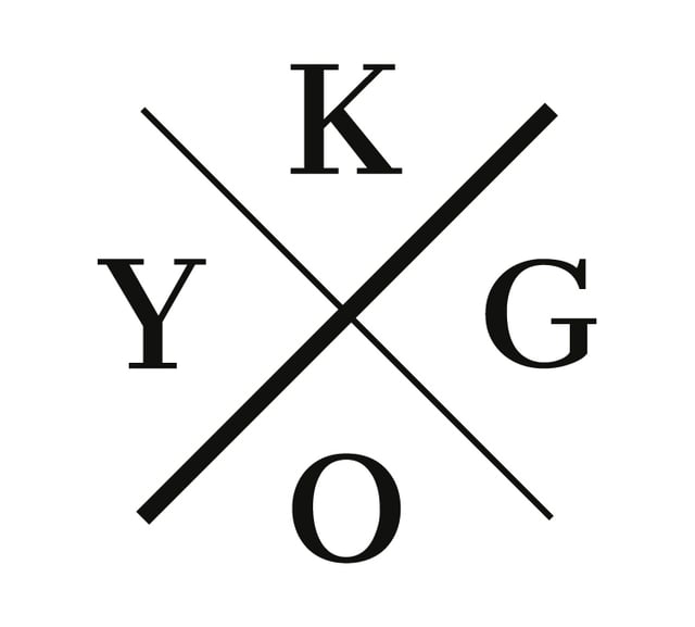 Kygo wordmark, which was introduced 2013 (※)