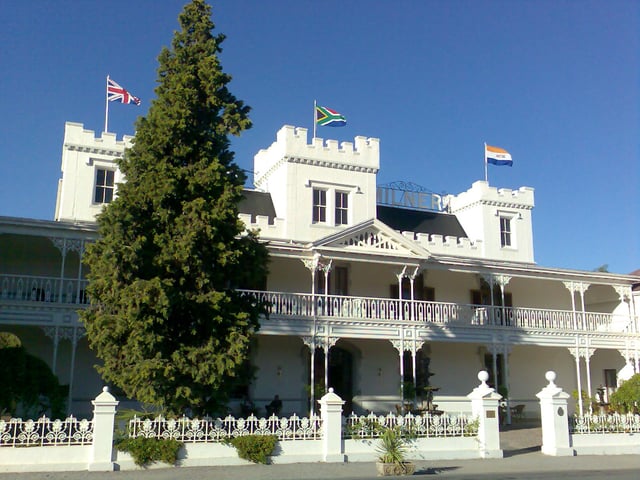 Lord Milner Hotel at Matjiesfontein in South Africa