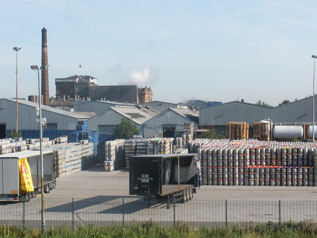 The Marston's Brewery in Burton upon Trent, 2009