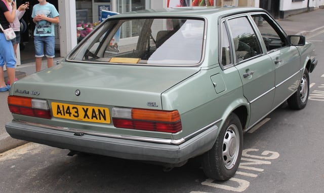 1983 Audi 80 1.8 GL (United Kingdom)