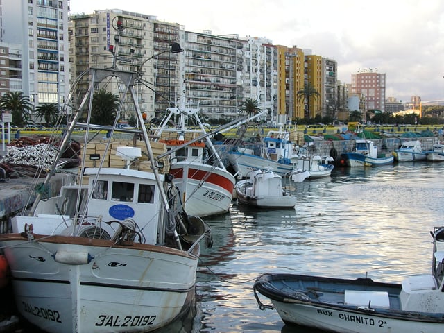 Fishing port of Algeciras.
