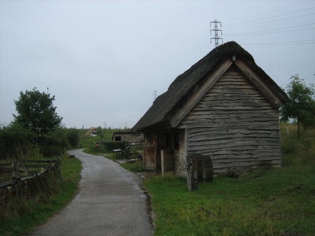 The replica farm at Jarrow Hall
