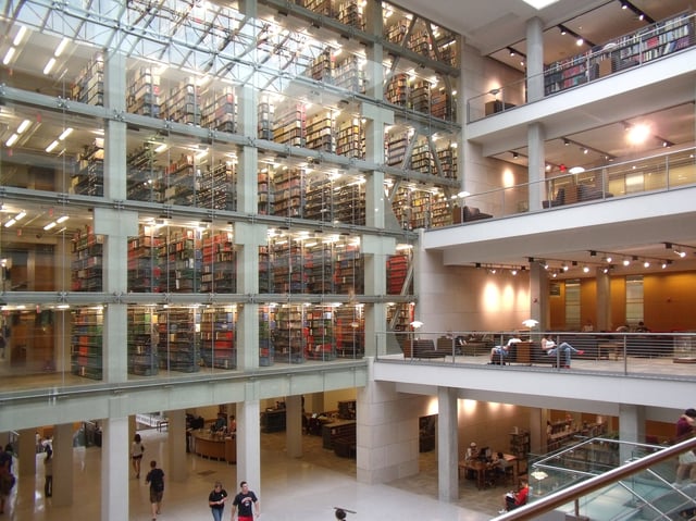 The East Atrium at the William Oxley Thompson Memorial Library