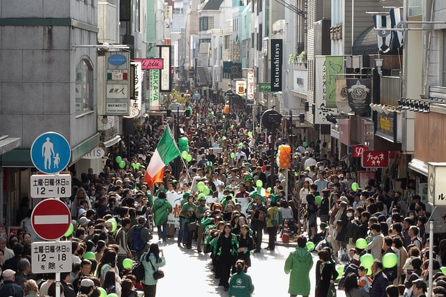 Saint Patrick's Day in Motomachi, Yokohama