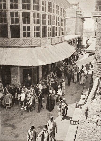 The Shabandar Café in Baghdad, 1923