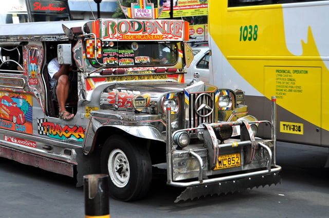 Jeepney is one of the most popular modes of transportation in Manila