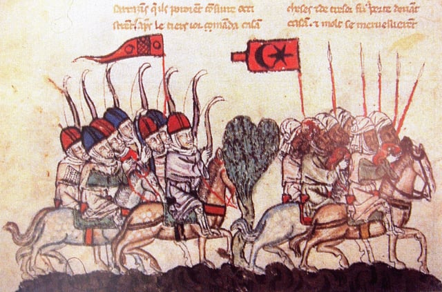 The 1299 Battle of Wadi al-Khazandar. The Mongols under Ghazan defeated the Mamluks.