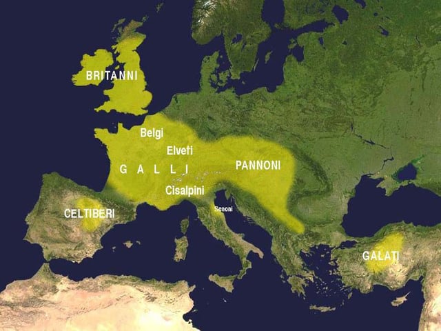 Expansion of the Celtic culture in the 3rd century BC.