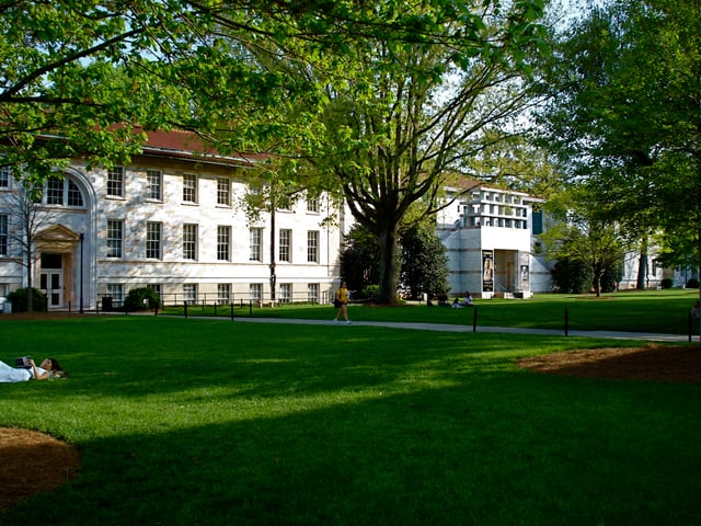 Main Quadrangle on Emory University's Druid Hills Campus