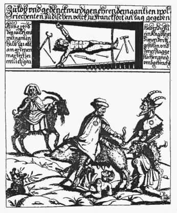 The taboo of zoophilia has led to stigmatised groups being accused of it, as with blood libel. This German illustration shows Jews performing bestiality on a Judensau