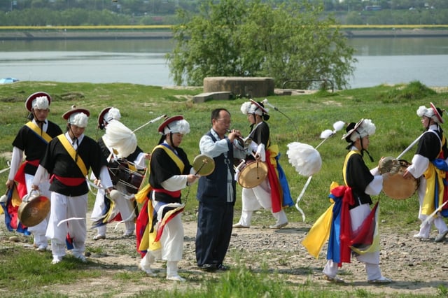 Korean traditional musicians