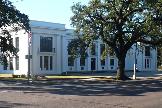 The Ben May Main Library on Government Street.