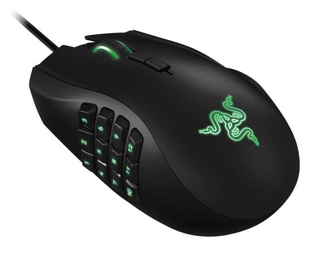 Mouse with additional buttons.