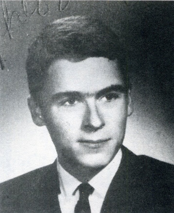 Bundy as a senior in high school, 1965