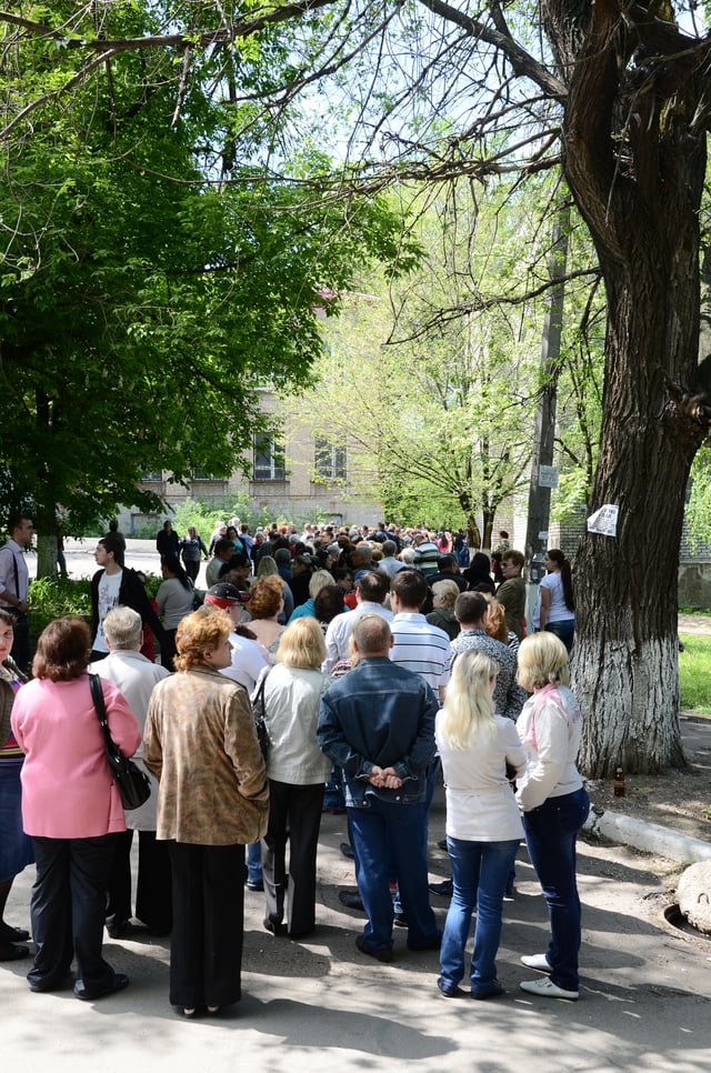 Referendum in Donetsk, 11 May 2014