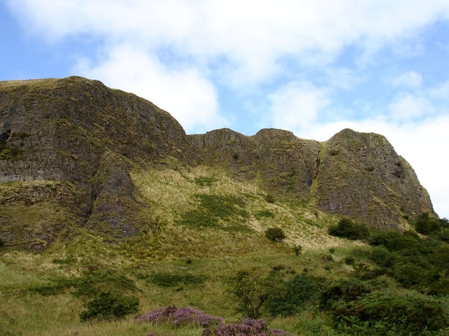 Cavehill, a basaltic hill overlooking the city