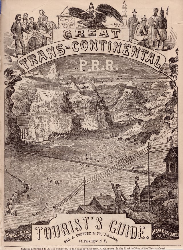 Frontispiece of Crofutt's Great Trans-Continental Tourist's Guide, 1870