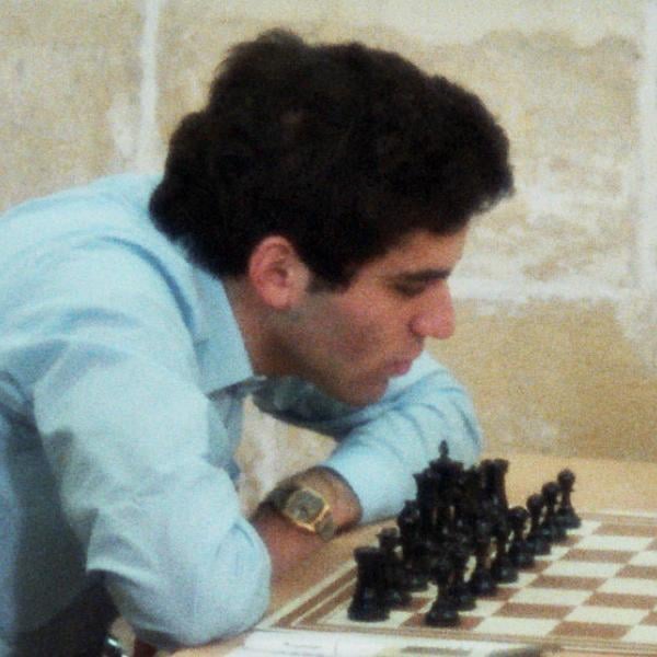 Kasparov at Valletta in 1980