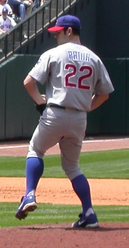 Mark Prior, along with Kerry Wood, led the Cubs' rotation in 2003.