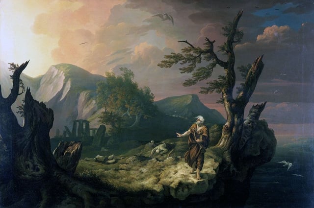 The Bard, 1774, by Thomas Jones (1742–1803)