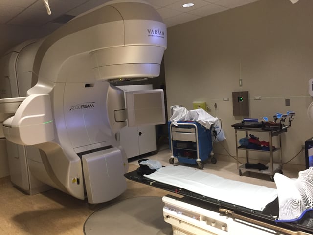 Varian TruBeam Linear Accelerator, used for delivering IMRT