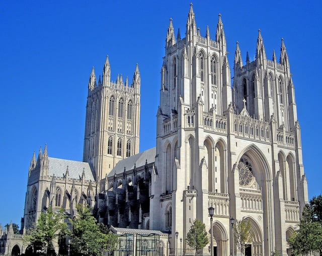 Construction of Washington National Cathedral began in 1907 and was completed in 1990.