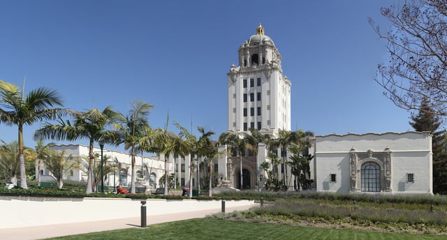 The Beverly Hills City Hall, built in 1931
