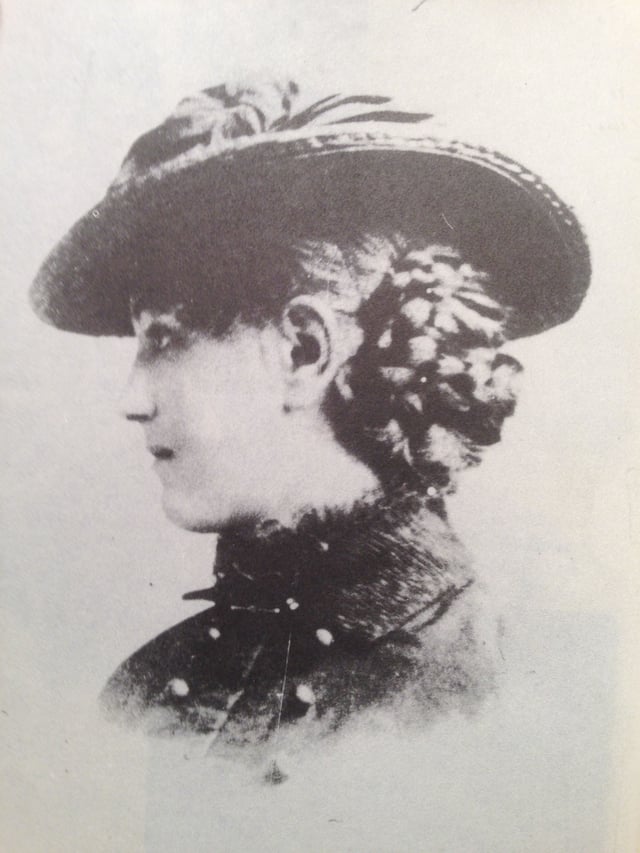 Ellen Axson Wilson, Wilson's future wife, in 1883