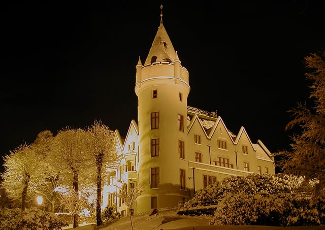 Gamlehaugen castle in Bergen, the Norwegian Royal Family's residence in Bergen