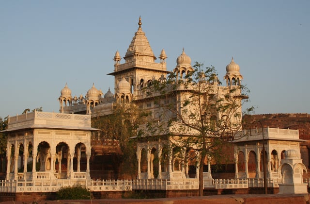 The Jaswant Thada mausoleum