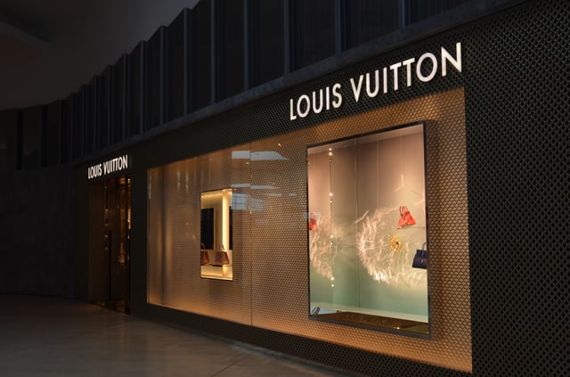 Louis Vuitton store in Toronto, Ontario, Canada.