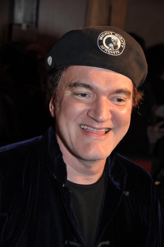 Tarantino at the French premiere of Django Unchained on January 7, 2013