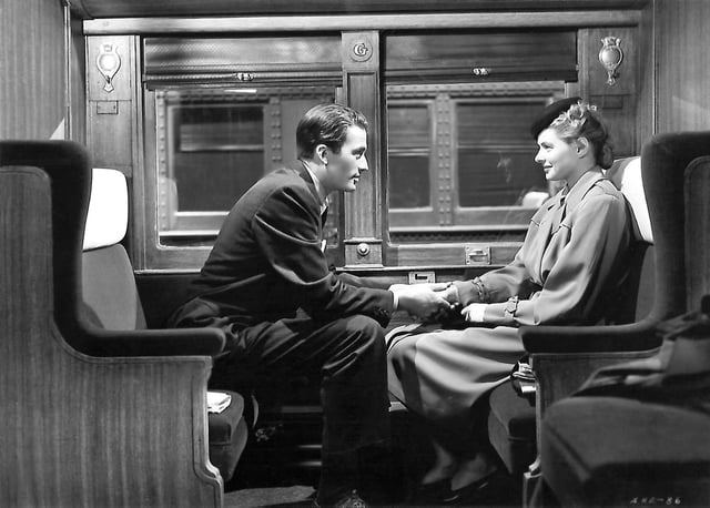 Gregory Peck and Ingrid Bergman in Spellbound (1945)