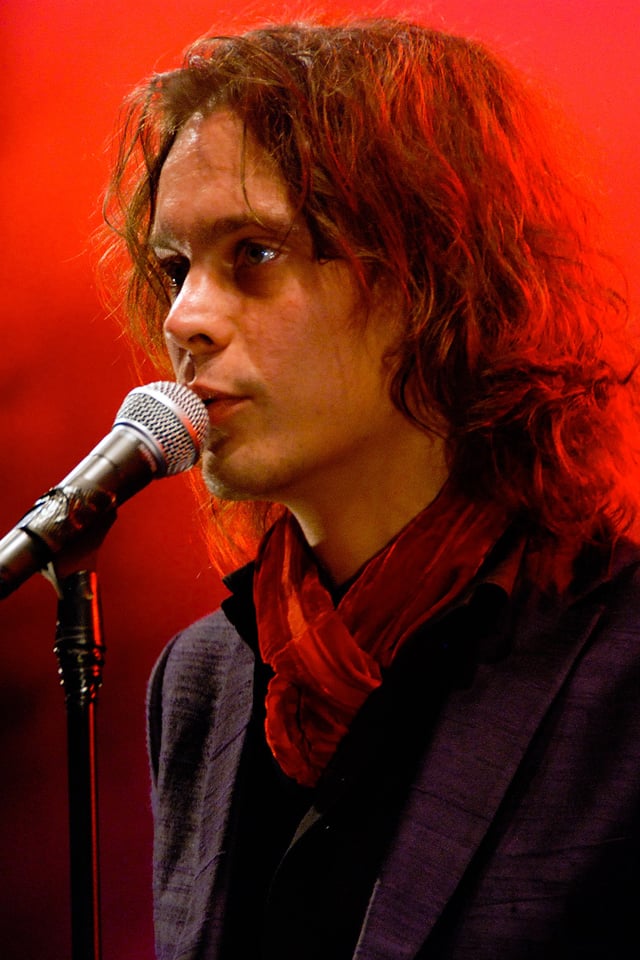 Ville Valo performing at Ilosaarirock in July 2007