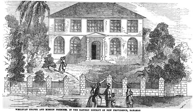 Wesleyan Chapel and Mission Premises. In the Eastern District of New Providence, Bahamas (p.6, 1849) (Ebenezer Methodist Church, Nassau, Bahamas)