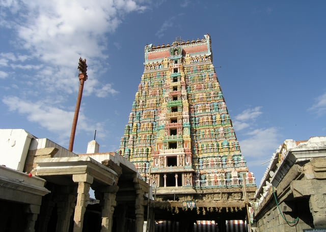 Thiruvilliputhur Andal Temple Gopuram has been adopted as the official Seal of Tamil Nadu.