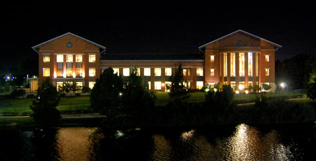 Baylor Law School on the Brazos River