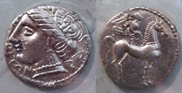 Emporiae coins, 5th-1st century BC.