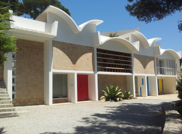 Pilar and Joan Miró Foundation in Palma de Mallorca. Pictured is Miró's former workshop, built by Josep Lluís Sert.