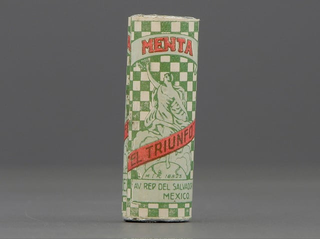 Package for mints from early 20th century, Mexico from the permanent collection of the Museo del Objeto del Objeto.