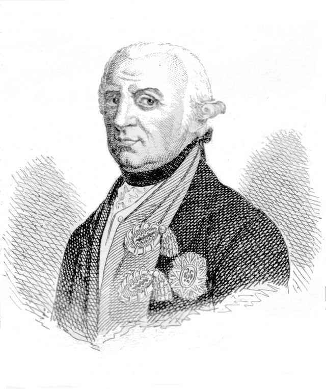 Engraving of the duke in later life from an 1835 publication.