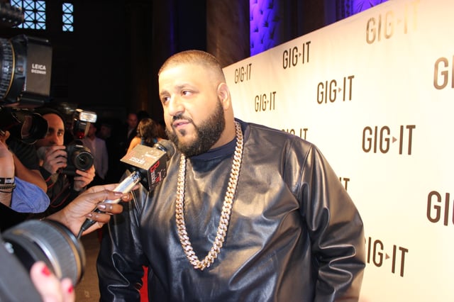 American radio personality and record producer DJ Khaled, of Palestinian descent